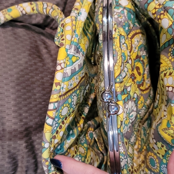 NWOT Vera Bradley Eloise Bag Lemon Parfait Pattern - Picture 2 of 5